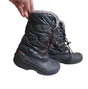 Winter Boots for Girls Size 1 in Black